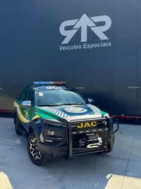 Viatura da Guarda Civil Municipal sobre pickup JAC Hunter, foto 3, transformado pela R&R Veículos Especiais